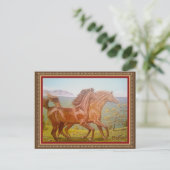 лошади на Байкале ポストカード (スタンド正面)