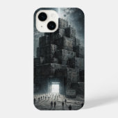 сube tower iPhoneケース (裏面)