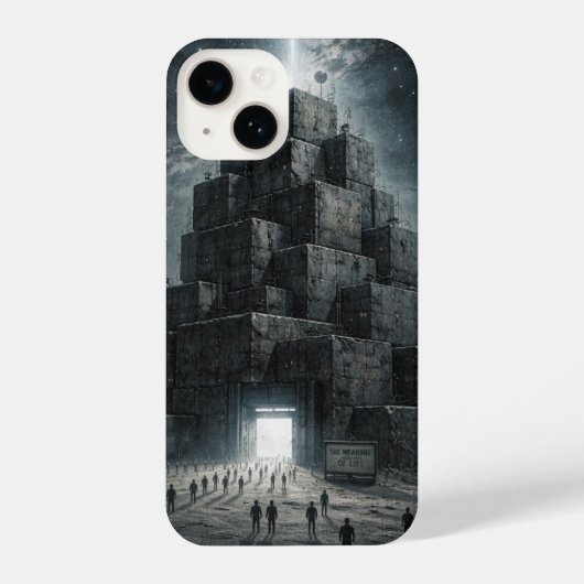 сube tower iPhoneケース (裏面)