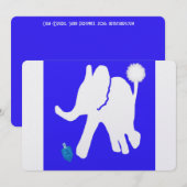 חנוכהハヌカーと白象 シーズンカード (正面/裏面)