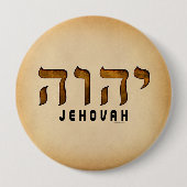 יהוהエホバ 缶バッジ (正面)