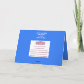 יום ירושליםエルサレム西壁יִשְׂרָאֵלカード サンキューカード (裏面)