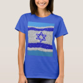 ישראלイスラエル愛国的お祝いtシャツ tシャツ (正面)
