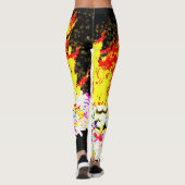 ל״ג בעומרラグBオマー火炎はっきりした レギンス (裏面)