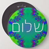 שלום 缶バッジ (正面&裏面)