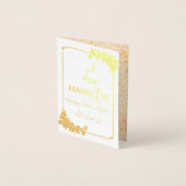ألف مبروك Alf Mabrookの結婚おめでとう 箔カード (正面)