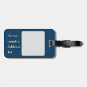 اسمك او your name personalized ラゲッジタグ (裏面横)