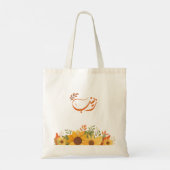 اسم زينبゼイナブ・アラビア語の名前 トートバッグ (裏面)