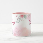 اسم عائشة aishaアラビア語 マグカップ (中央)