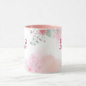 اسم نورة北アラビア語の名前 マグカップ (中央)