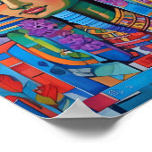 الملك توت بالألوانバリューポスター紙（マット） ポスター (角)