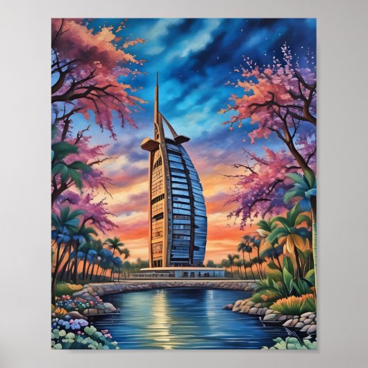 برج العربプリント、バリューポスター紙（マット） ポスター (正面)