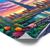 برج خليفةプリント、バリューポスター紙(マット) ポスター (角)