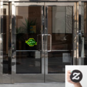 حلالハラール食品窓看板シールデカール ウィンドウサイン (オフィスドア)