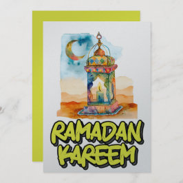رمضان كريمラマダンの精神を受け入れる 招待状