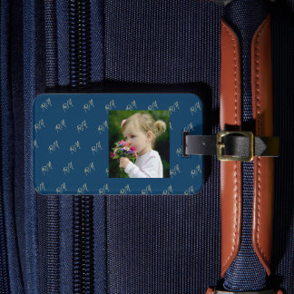 صورة و حروف اسمك الاولى Monogram ラゲッジタグ