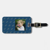 صورة و حروف اسمك الاولى Monogram ラゲッジタグ (正面横)