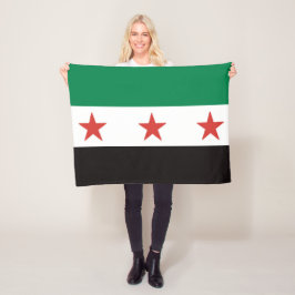 علم الثورة السورية フリースブランケット