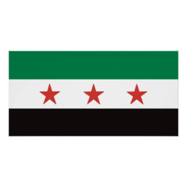 علم الثورة السورية ポスター
