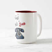 غوار الطوشة صح النومハワルサアルノム ツートーンマグカップ (正面右)