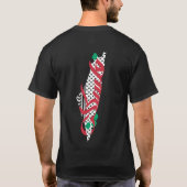 فلسطينパレスチナ Tシャツ (裏面)