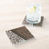 فن الخط العربيアラビア書道 ガラスコースター (アングル)