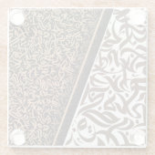 فن الخط العربيアラビア書道 ガラスコースター (裏面)