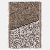 فن الخط العربيアラビア書道 スローブランケット (正面縦)