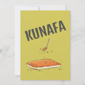 كنافة بالجبنة والفستق الحلبي بتمغط مغطクナファ 招待状 (裏面)