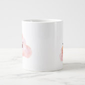 لتغييرهパーソナル化اسم بنت بالعربي زر ジャンボコーヒーマグカップ (正面)