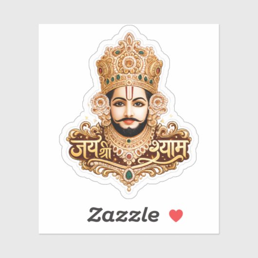 जय श्री खाटू श्याम जी भक्ति कला シール (シート)