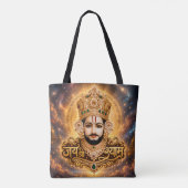जय श्री खाटू श्याम जी भक्ति कला トートバッグ (裏面)