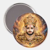जय श्री खाटू श्याम जी भक्ति कला マグネット (正面/裏面)