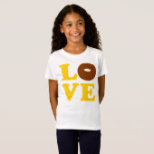 ღ♥ټドーナツ大好きベラちゃんガールズベビードール♥ღ Tシャツ (正面フル)