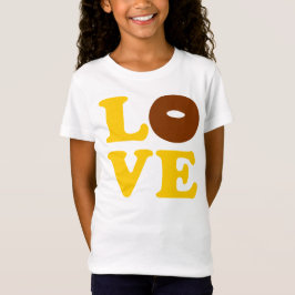 ღ♥ټドーナツ大好きベラちゃんガールズベビードール♥ღ Tシャツ