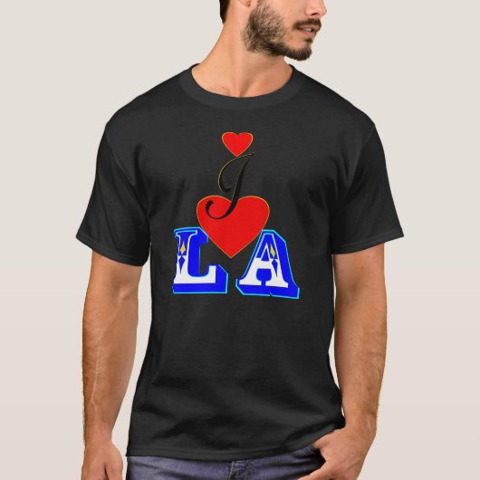 ღ♥I Love LA Fabulous基本Tシャツ♥ღ Tシャツ (正面)