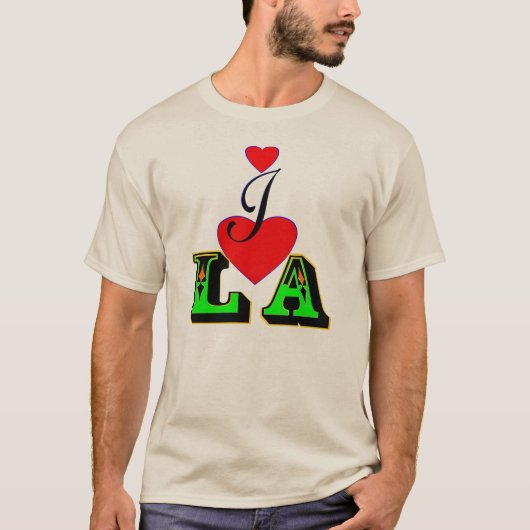 ღ♥I Love LA Fabulous基本Tシャツ♥ღ Tシャツ (正面)