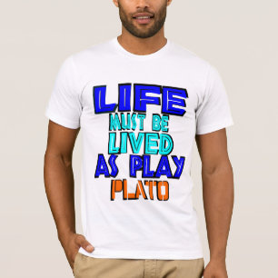 ●°ღPlato引用文のアメリカの服装ユニセックスなT-Shirtღ°● Tシャツ