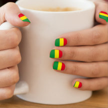 ቀላል የጥፍር ቀለምエチオピアラスタ国旗