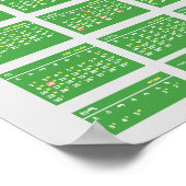 አማርኛ ካላንደር PDFのダウンロード ポスター (角)