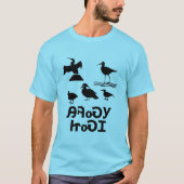 ᎯᎸᏍᎩ ᏥᏍᏆ – チェロキーブルーの鳥 Tシャツ (正面)