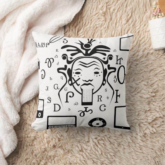 ᏣᎳᎩᎠᏈᏍᏙのチェロキー枕 クッション (ブランケット)