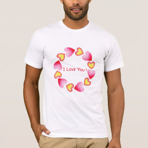 あсなたを愛するロマンチックなバレンタインデー tシャツ