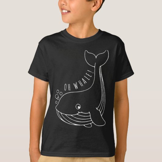 あぁホエールギフトおもしろいプレゼント Tシャツ (正面)