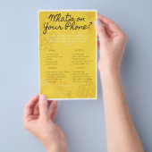 あぁーお前の携帯ゲームの内容 チラシ (ハンドル)