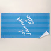 あぁ夏が来た ビーチタオル (正面)