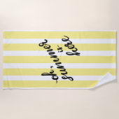 あぁ夏が来た ビーチタオル (正面)