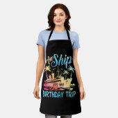 あぁ船旅だ!私の誕生日旅行 エプロン (着用した状態)
