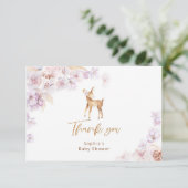 あぁ鹿の赤ちゃんシャワー感謝していお前 カード (スタンド正面)