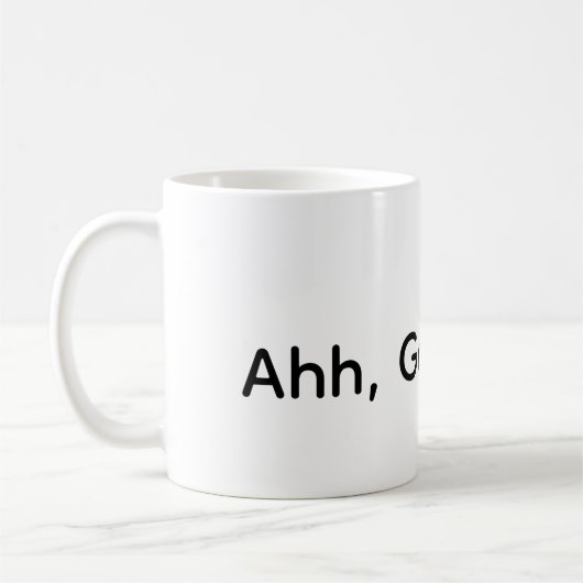 あぁ、いい一日だ！ コーヒーマグカップ (左)